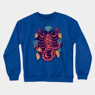 Retro Triad Mystic Scorpio Zodiac Crewneck Sweatshirt